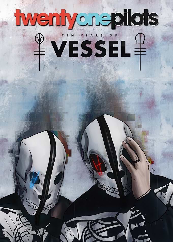 Twenty One Pilots Vessel Anniversary Poster