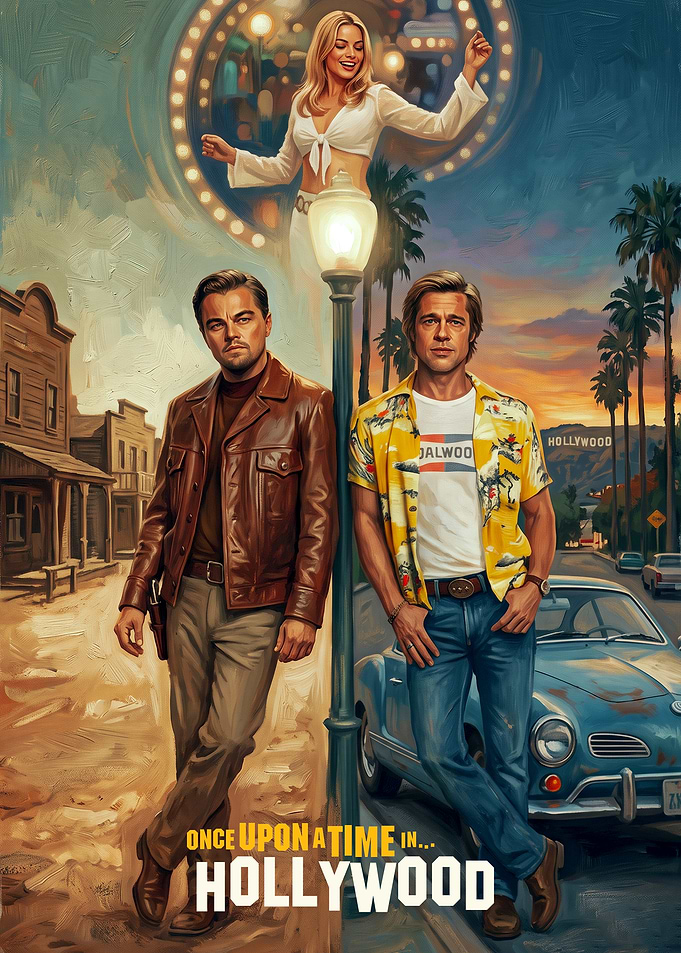 Once Upon a Time in Hollywood Poster