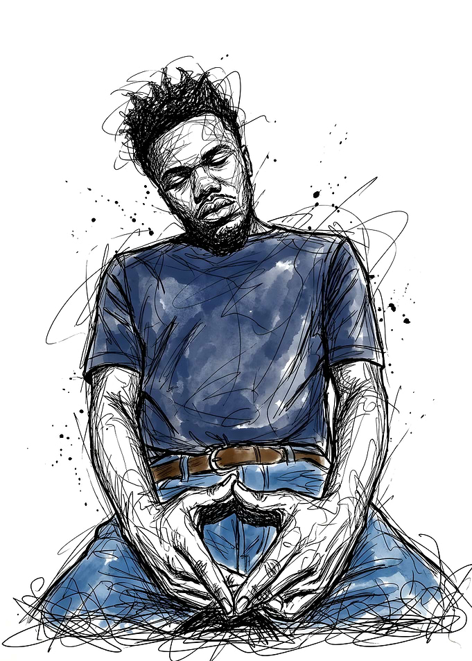 Baby Keem Scribble Art