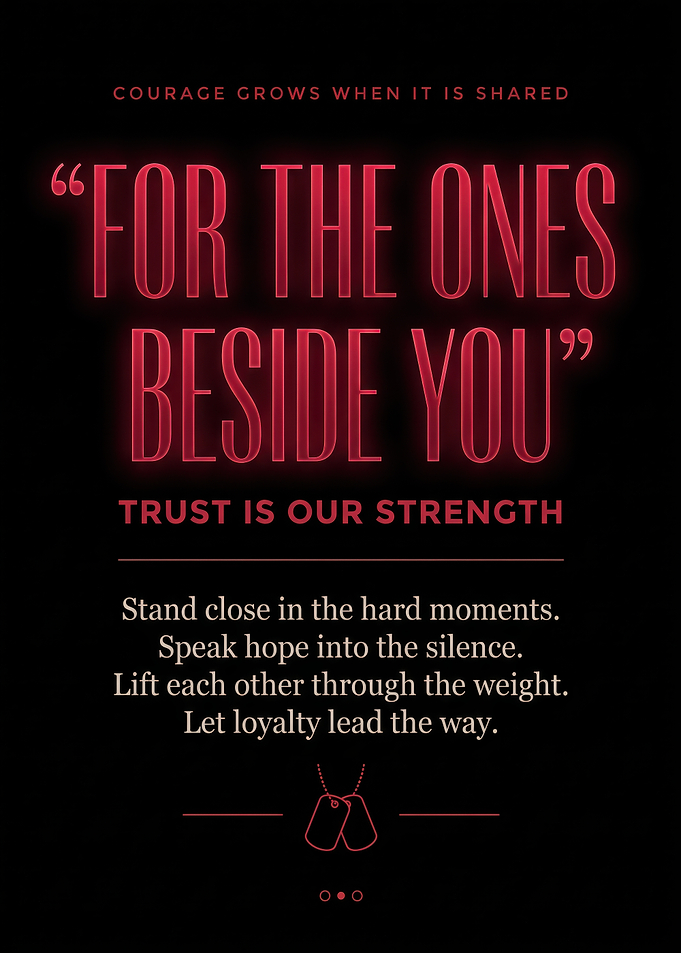 Inspirational Military Quote Poster