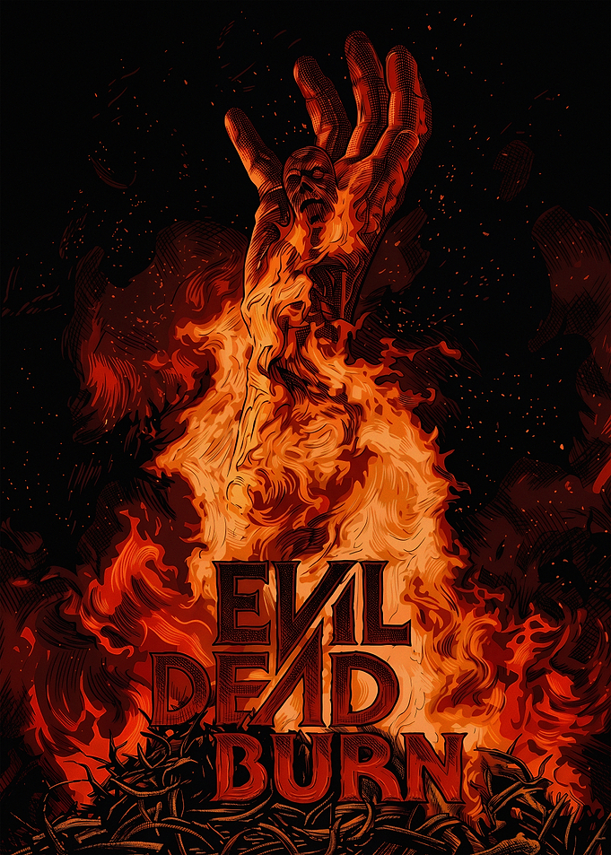 Evil Dead Burn Poster Art