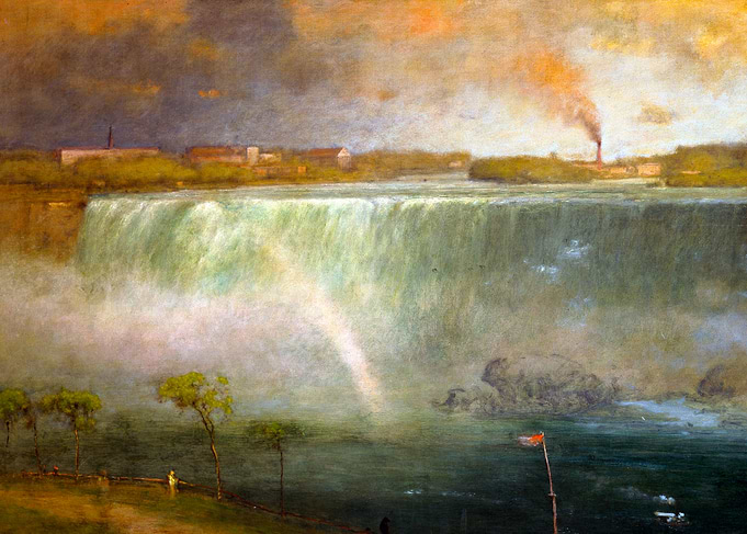 Niagara Falls Landscape Painting by George Inness