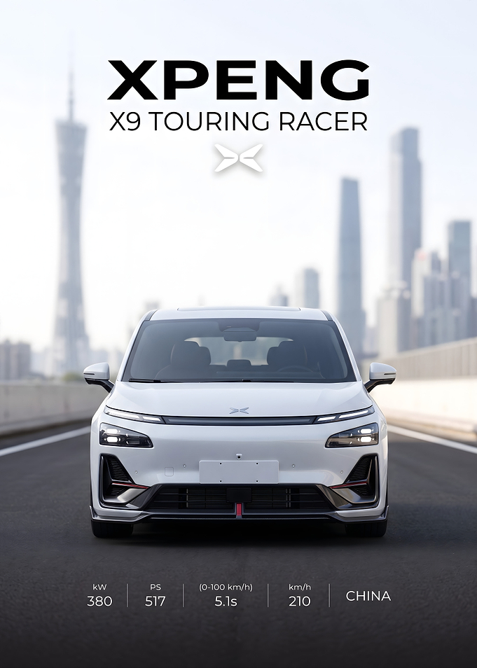 XPENG X9 Touring Racer Promotional Poster