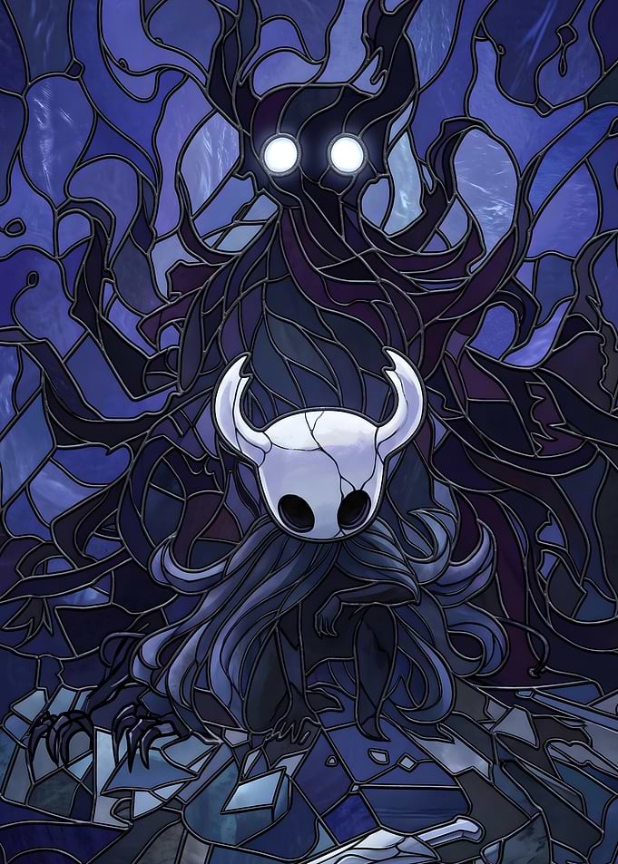 Hollow Knight Stained Glass Art