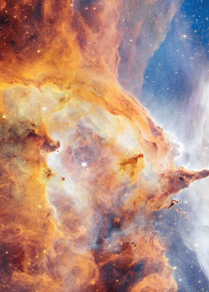 Carina Nebula Cosmic Dust Clouds