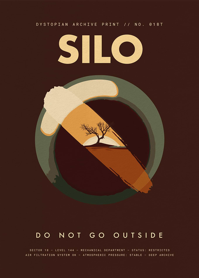 Silo Dystopian Archive Poster