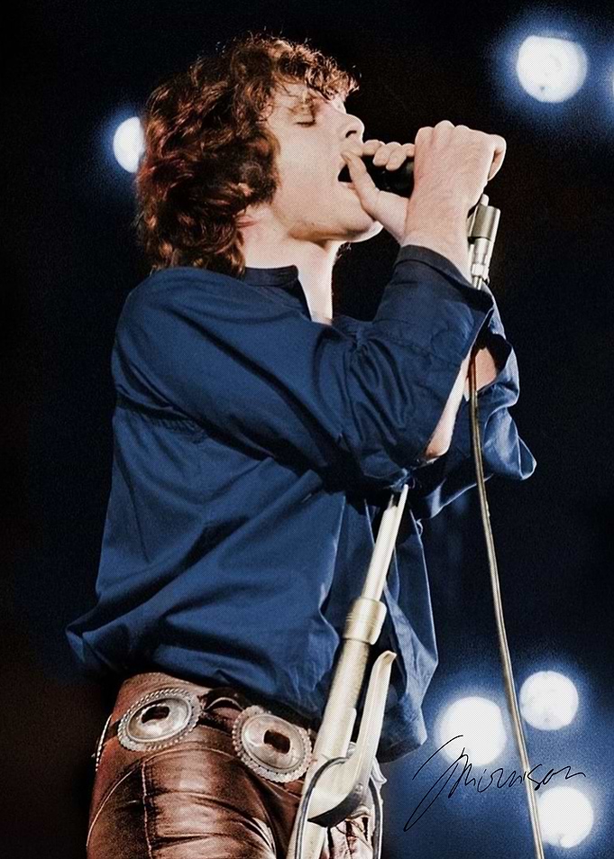 Jim Morrison Performing Live