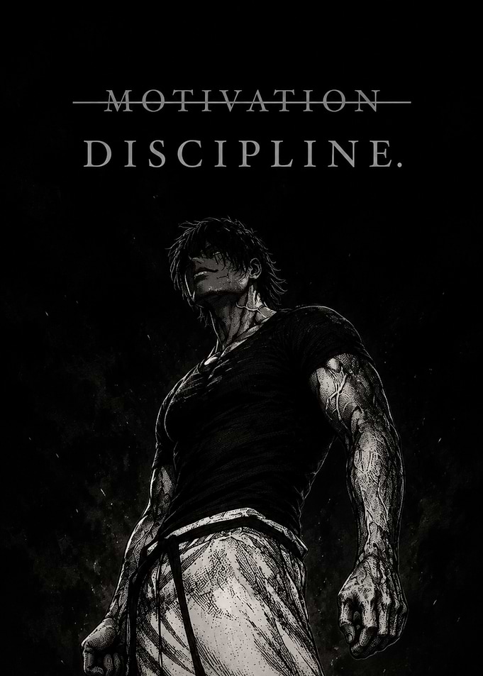 Motivation Discipline Poster