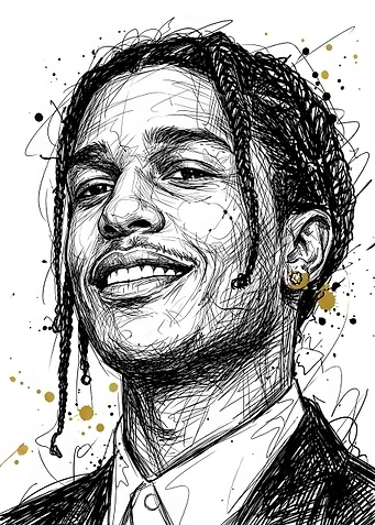 A$AP Rocky Portrait