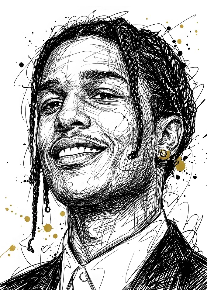 A$AP Rocky Portrait