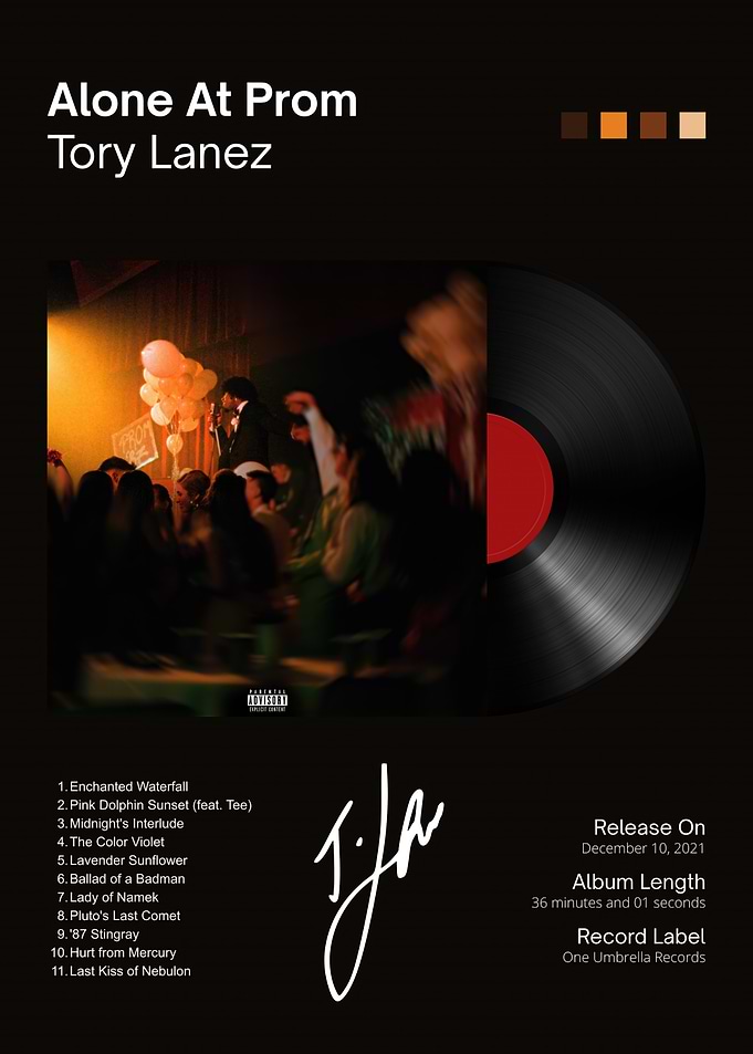 Tory Lanez Alone At Prom Poster