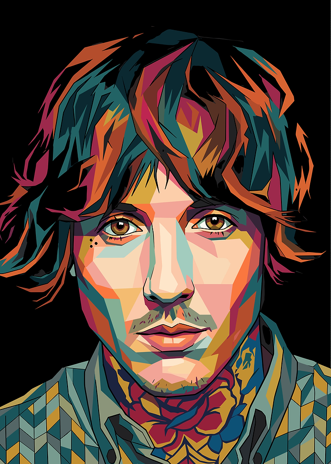 Oli Sykes WPAP Pop Art Portrait