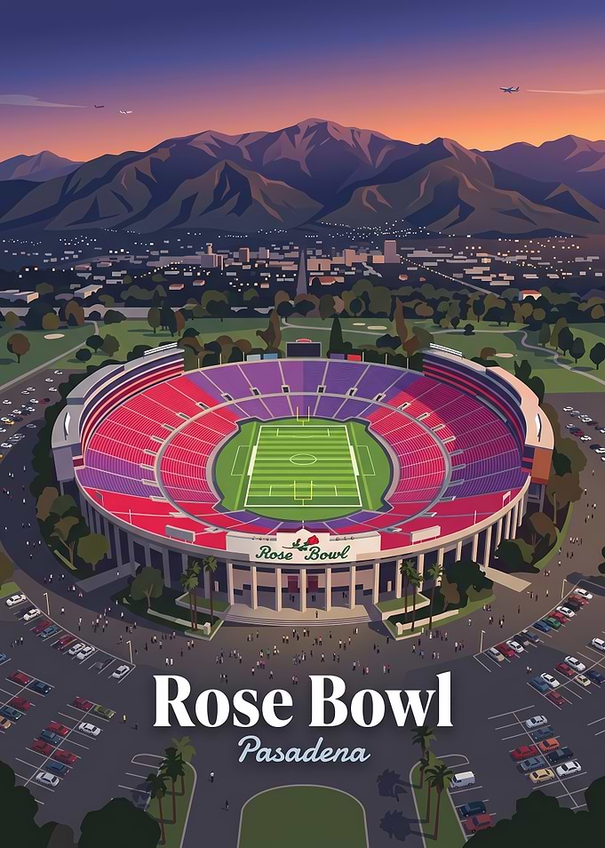 Rose Bowl Stadium Pasadena Poster