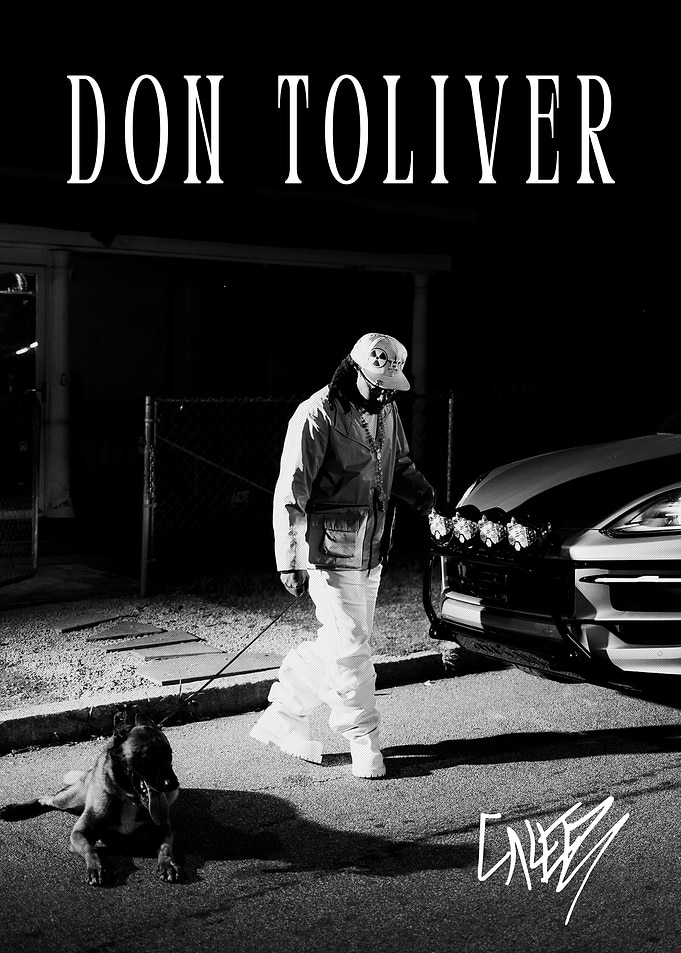 Don Toliver with Dog and Car