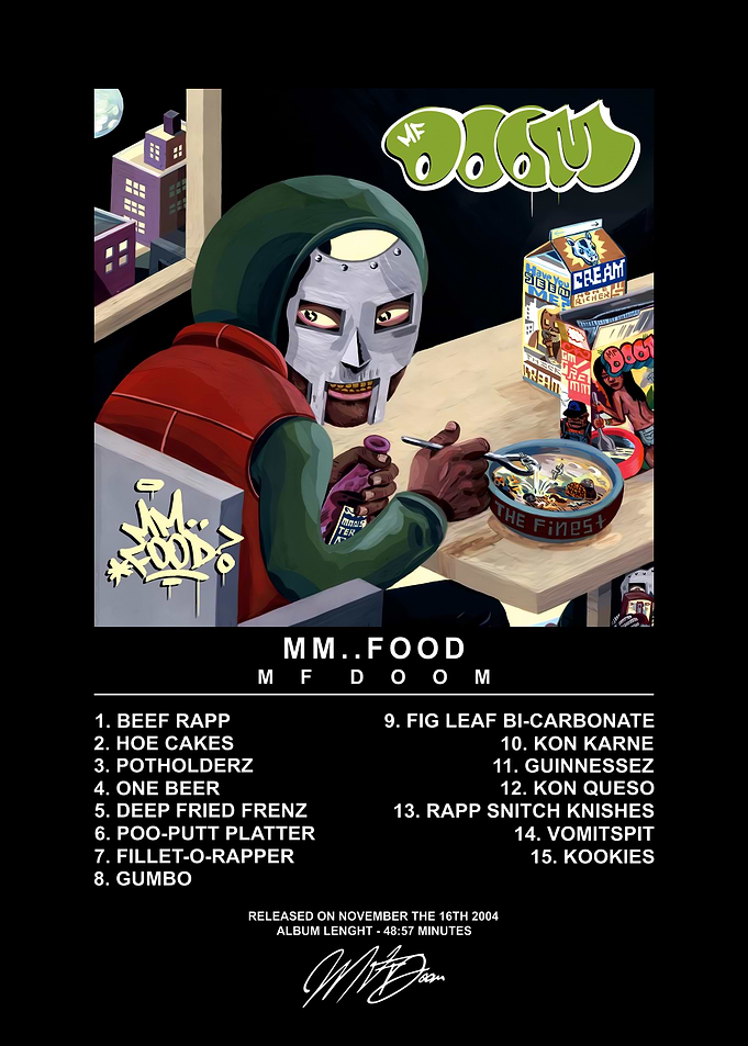 MF DOOM Album Poster