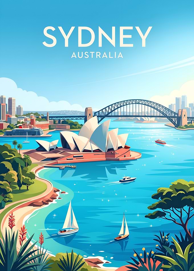Sunny Days Over Sydney Harbour