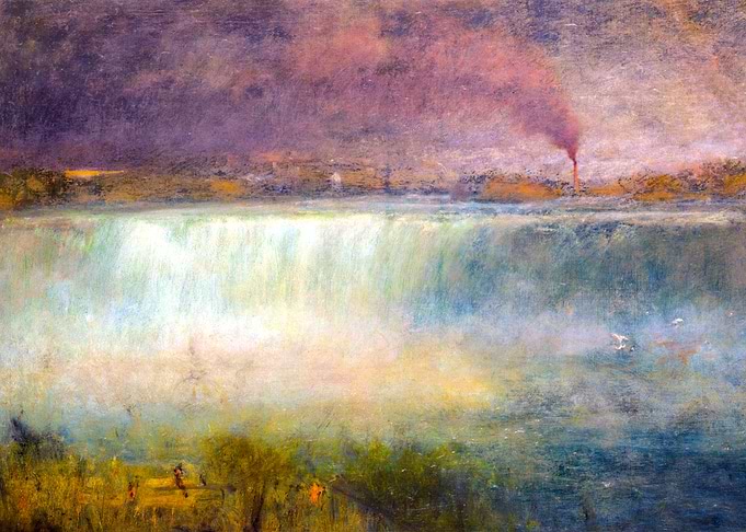 Niagara Falls Landscape Painting by George Inness
