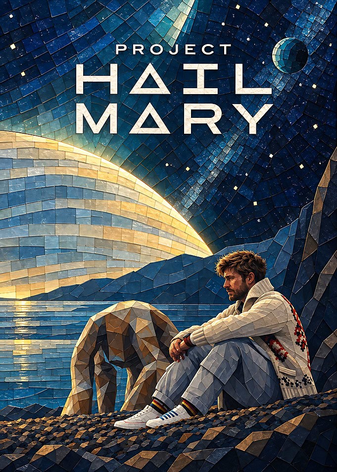 Project Hail Mary Mosaic Poster