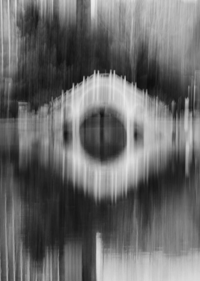 Abstract Motion Blur Moon Bridge