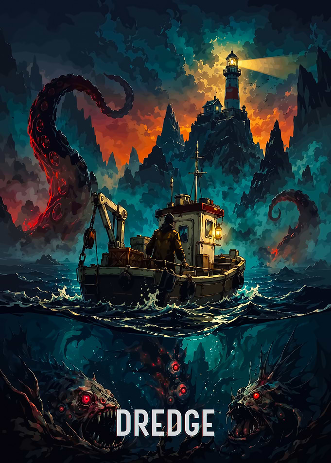 Dredge Game Horror Poster