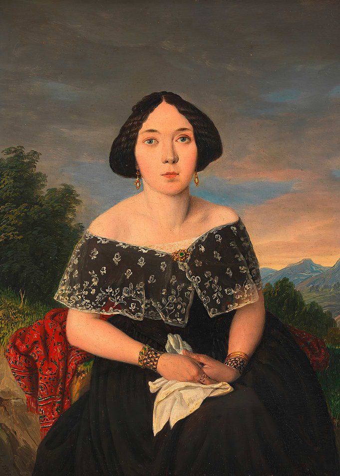 Portrait of a 19th Century Lady