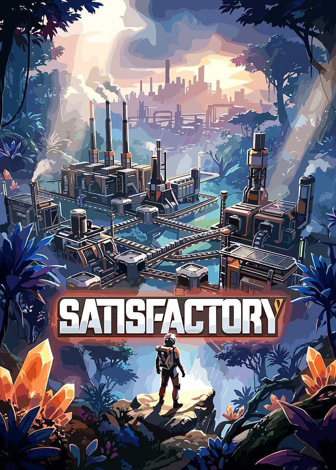 Satisfactory Game Poster