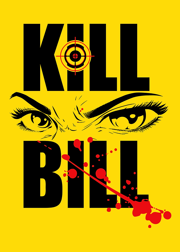 Kill Bill Minimalist Movie Poster