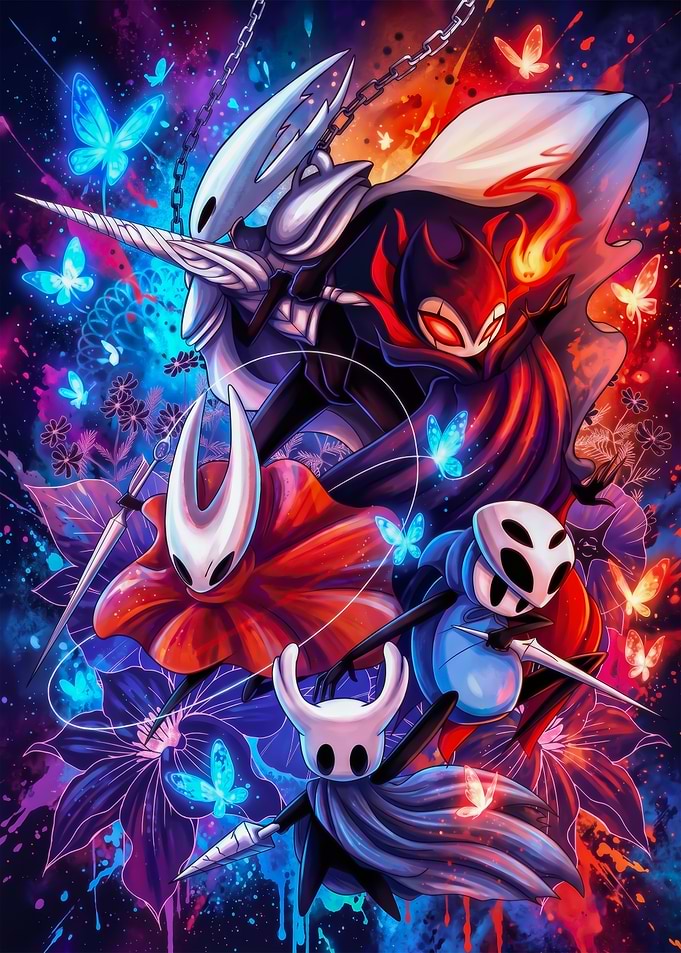 Hollow Knight Characters Art