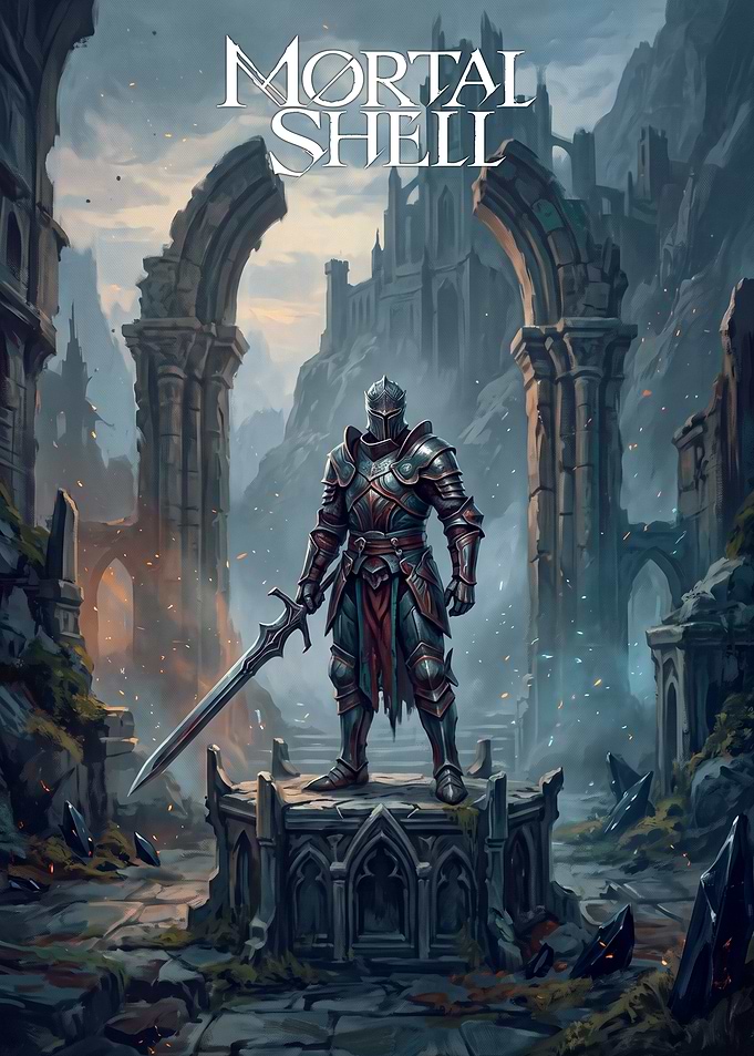 Mortal Shell Knight Standing in Ruins
