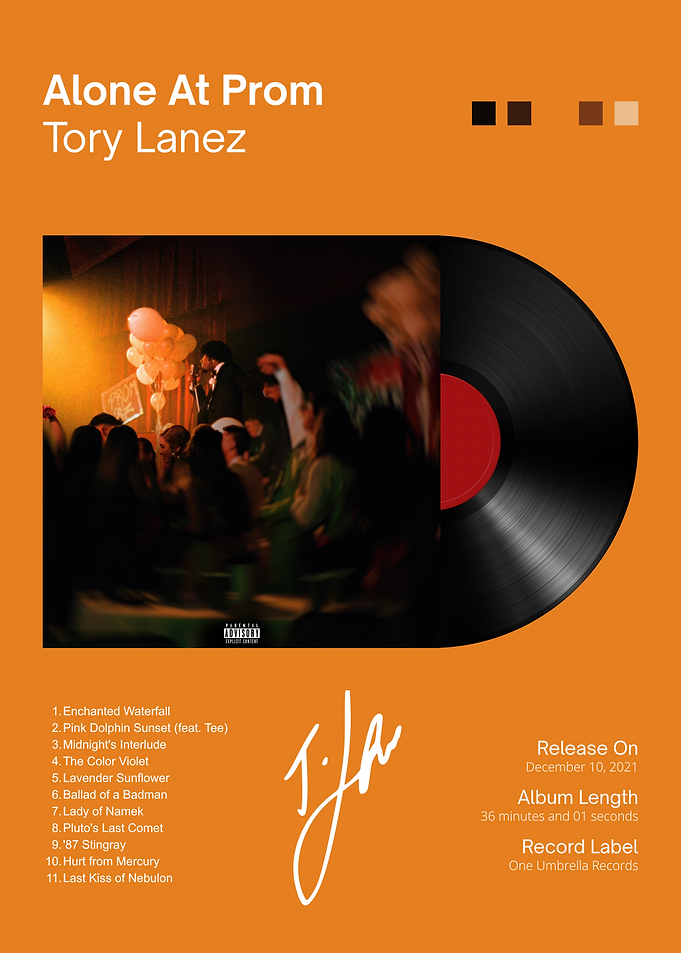 Tory Lanez Alone At Prom Poster