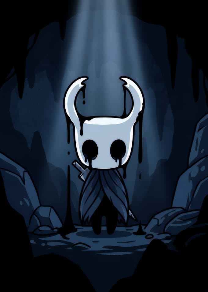 The Knight from Hollow Knight