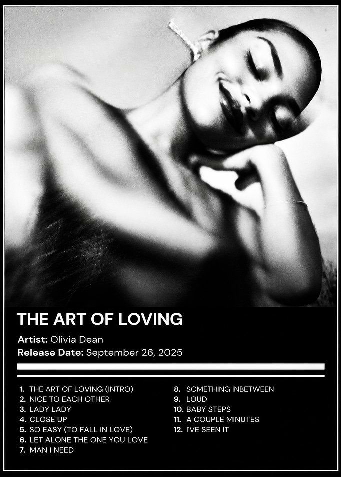 Olivia Dean The Art Of Loving Poster