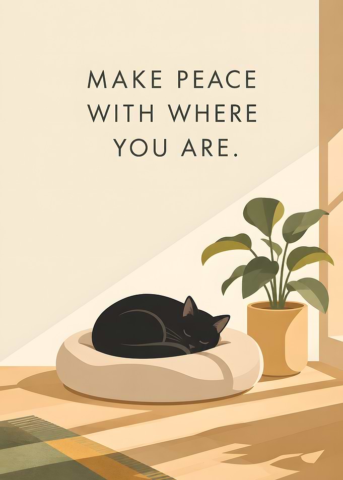 Make Peace With Where You Are
