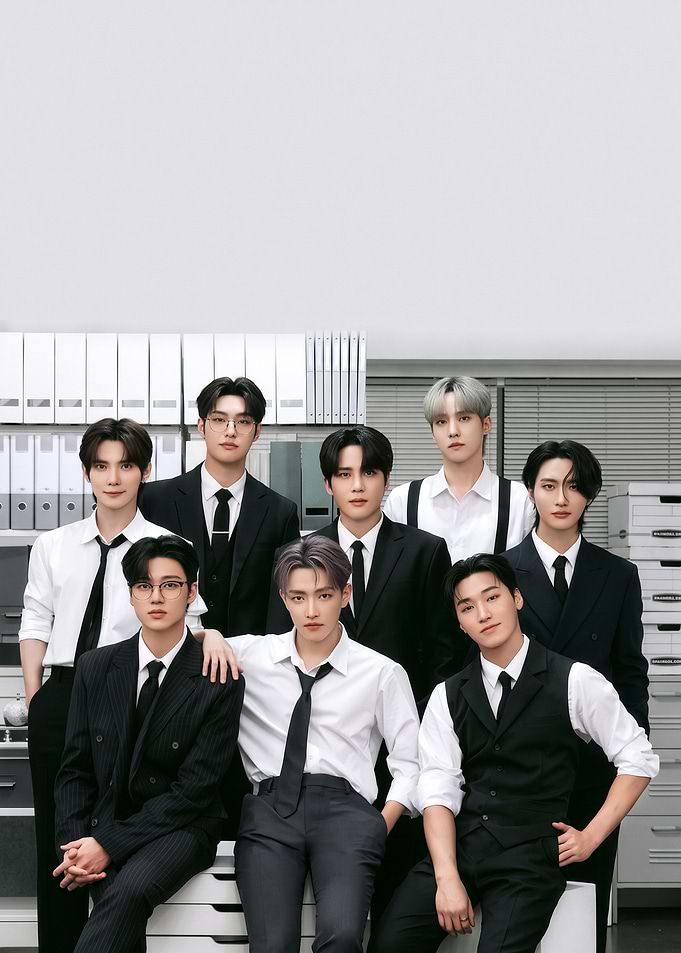 ATEEZ K-pop Group Office Concept Photo Poster