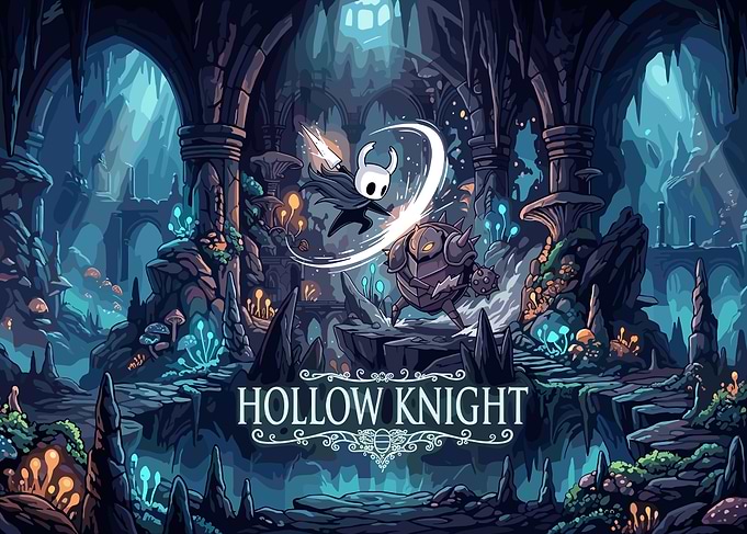 Hollow Knight Combat Scene