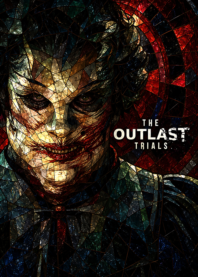The Outlast Trials Stained Glass Portrait