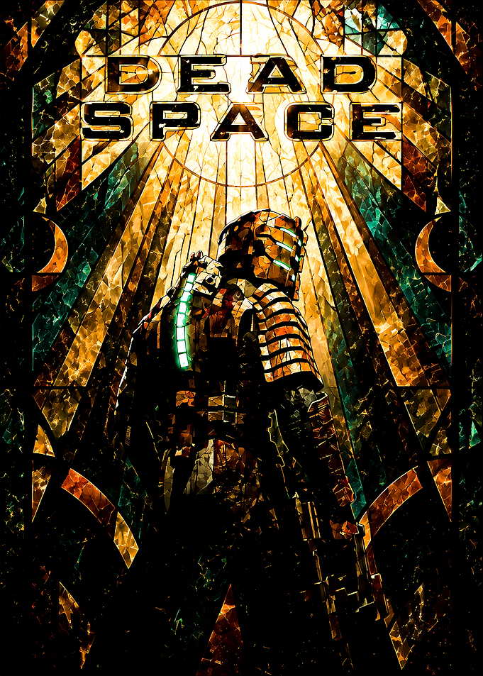 Dead Space Stained Glass Poster