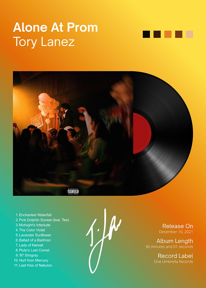 Tory Lanez Alone At Prom Poster