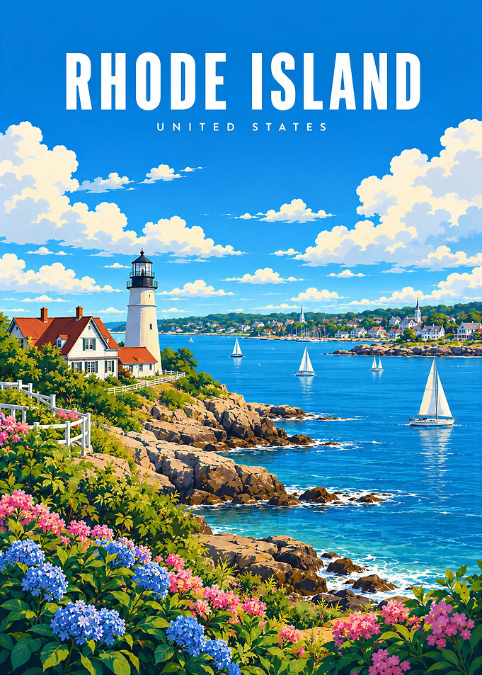 Rhode Island Travel Poster