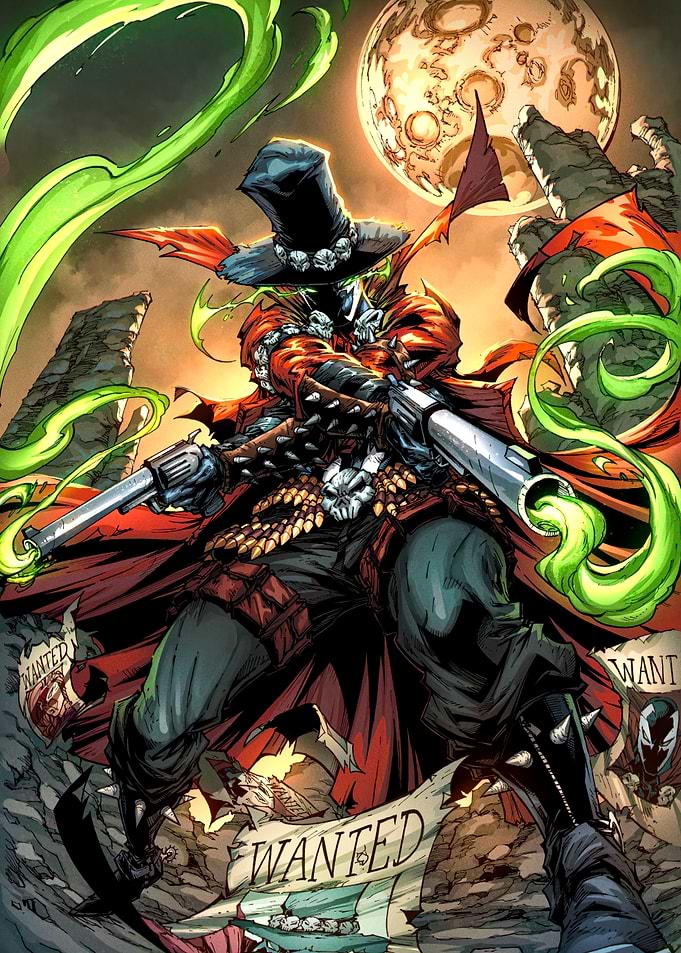 Gunslinger Spawn Comic Book Art