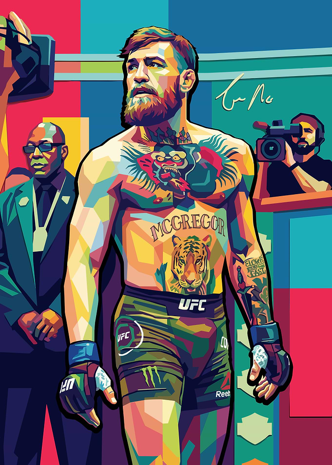 Conor McGregor Pop Art Portrait