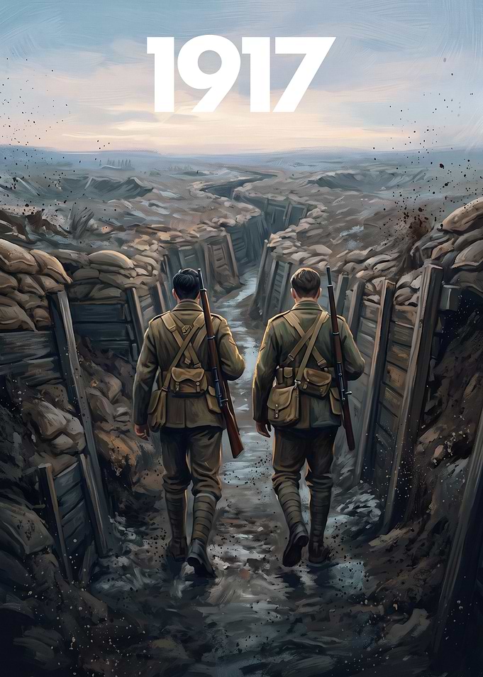 1917 Movie Trench Warfare Poster