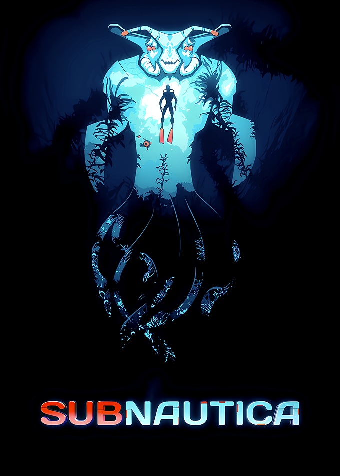 Subnautica Reaper Leviathan Poster