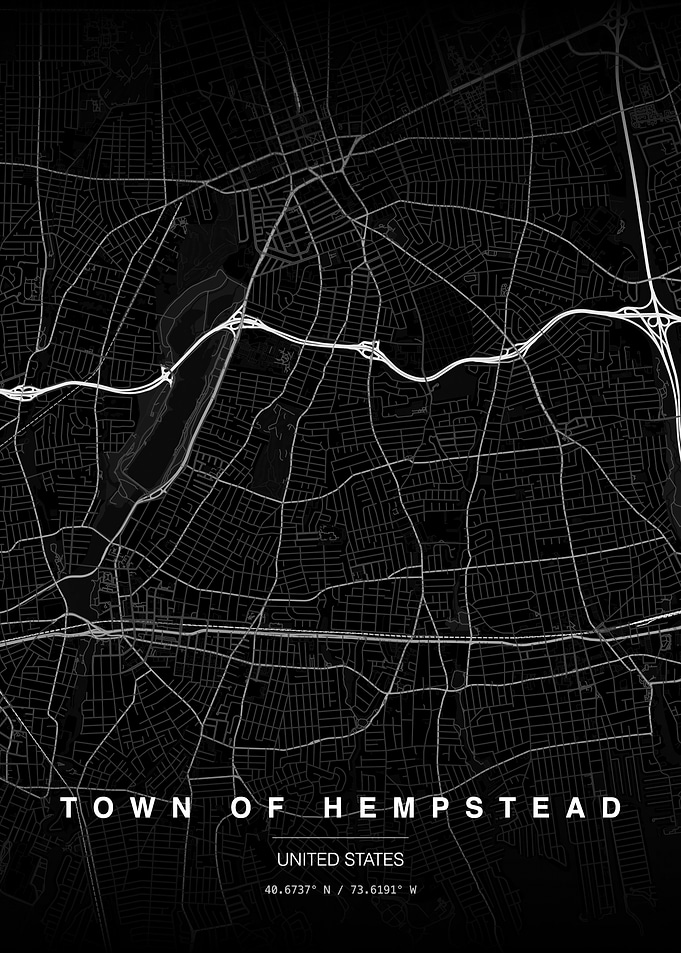 Town of Hempstead Map Print