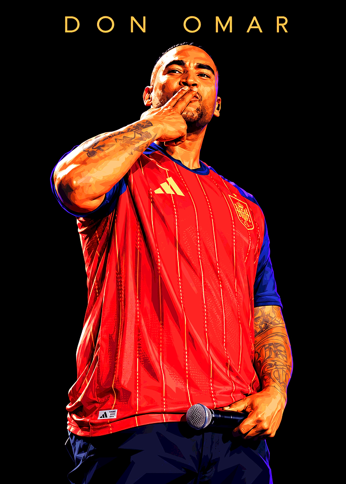 Don Omar Portrait Poster