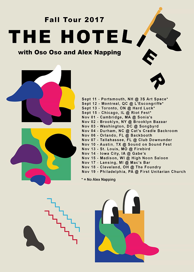The Hotelier 2017 Fall Tour Poster