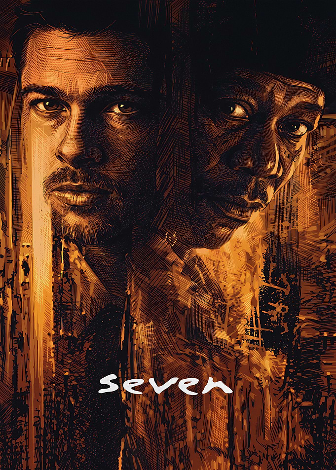 Se7en Movie Poster Art