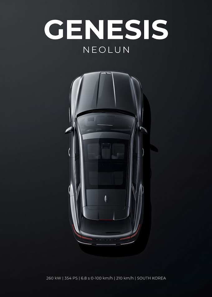 Genesis Neolun Concept Car Top View