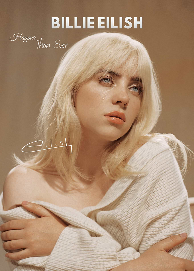 Billie Eilish Happier Than Ever Poster