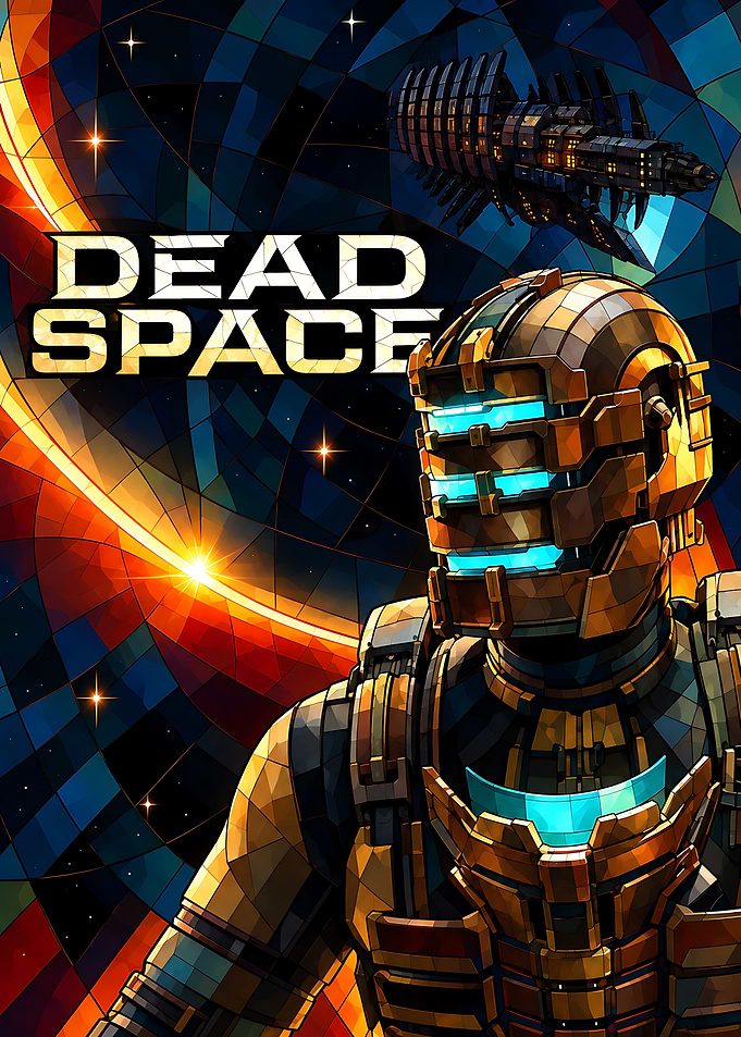 Dead Space Stained Glass Art
